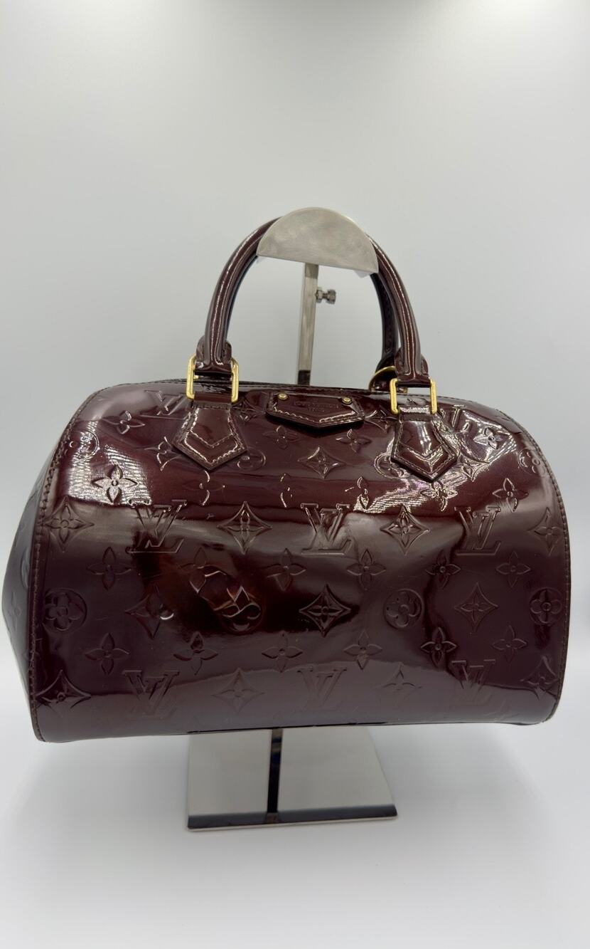 Louis Vuitton Monogram Vernis Montana Handbag Amarante Purple 2013 Pristine